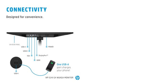 HP E-Series E24i G4 computer monitor 61 cm (24 HP E-Series E24i G4 computer monitor 61 cm (24